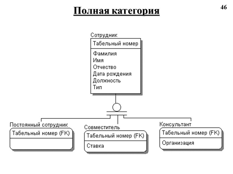 46 Полная категория